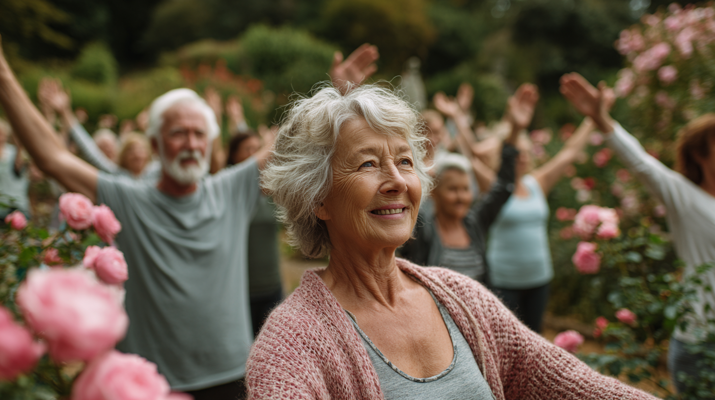 Друзі разом практикують йогу